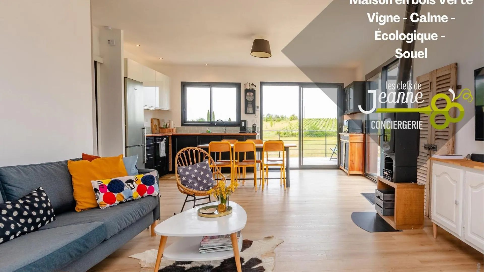 Maison En Bois Verte Vigne - Calme - Ecologique Souel-et-Sarmases